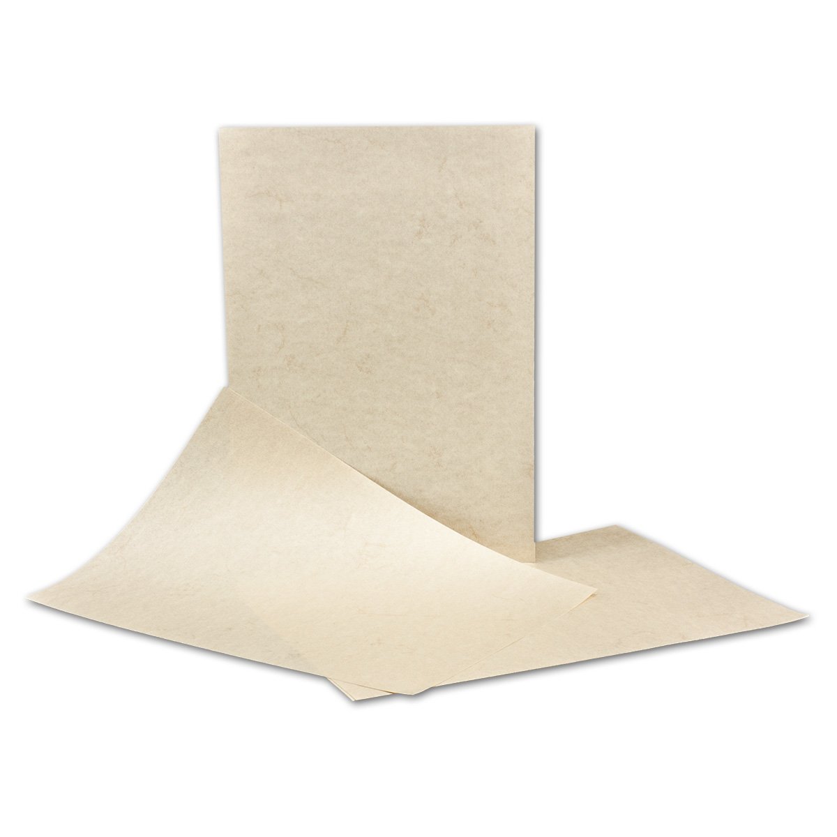 Quantity Discount./210 x 297 mm DIN A4 Paper Sheet – Elephant Skin Light 110 g/m², Coated with a small gift. a4 Elefantenhaut - weiß marmoriert