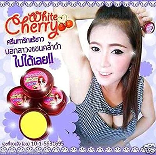 3 Cherry Feminine Cream for Whitening Underarm Armpit Nipples Pink & Deodorant 5 G.