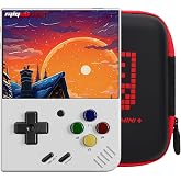 Miyoo Mini Plus Retro Handheld Game Console 3.5-inch 640 * 480 Screen 3000mAh Miyoo-mini+ with Portable Case White