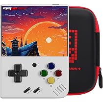 Miyoo Mini Plus Console de jeu rétro avec carte mémoire 64 Go, écran IPS de 3