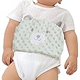 ISANPAN Baby Colic and Gas Relief - Cassia Seed Heated Tummy Wrap,Baby Heating Pad Swaddle Belt Relieves and Soothes Gas,Bloating and Upset Stomach (Green)