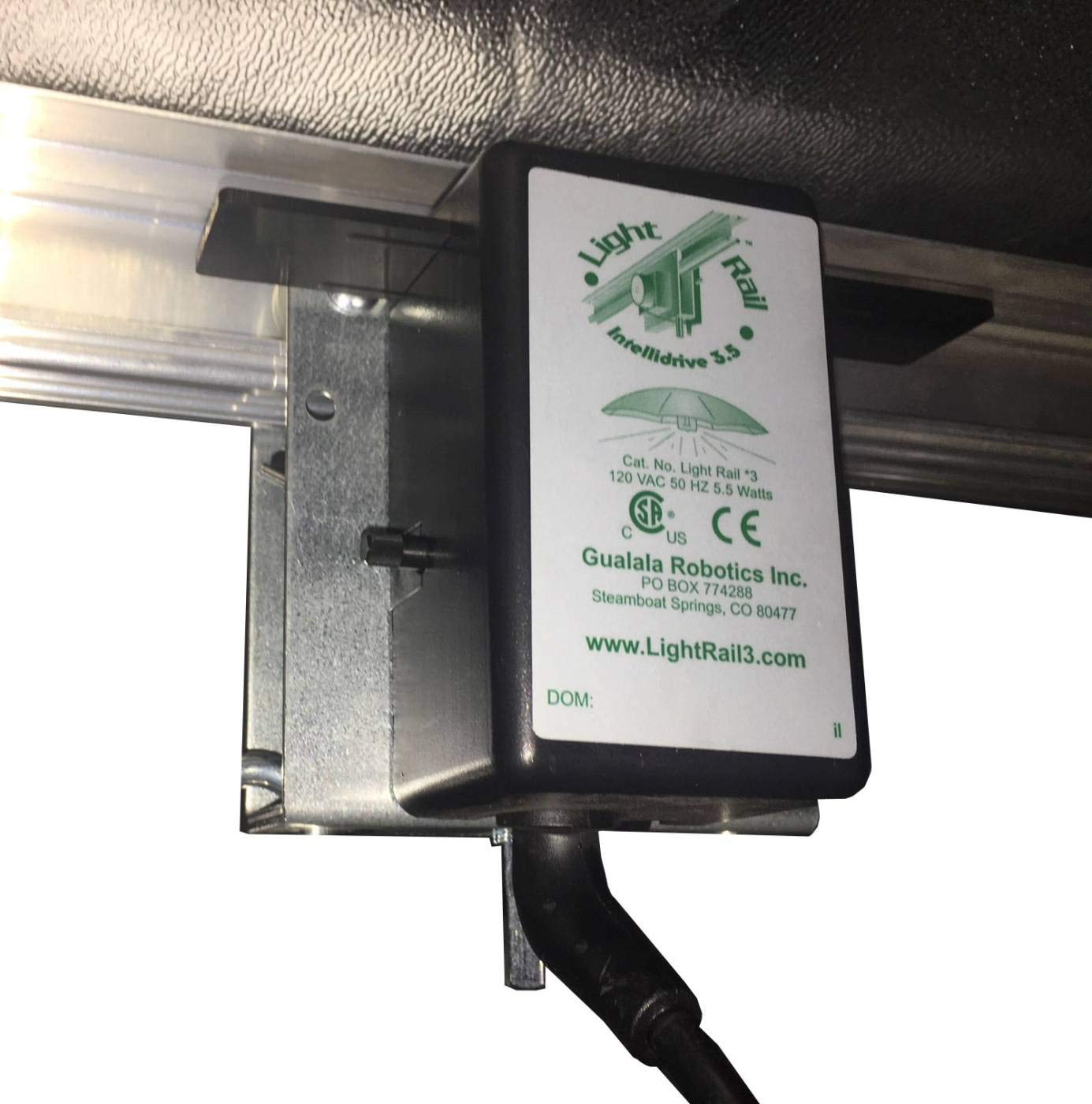 Light Rail 3.5 IntelliDrive Motor Robotic Grow Light Mover Genuine Solidly Made in The USA