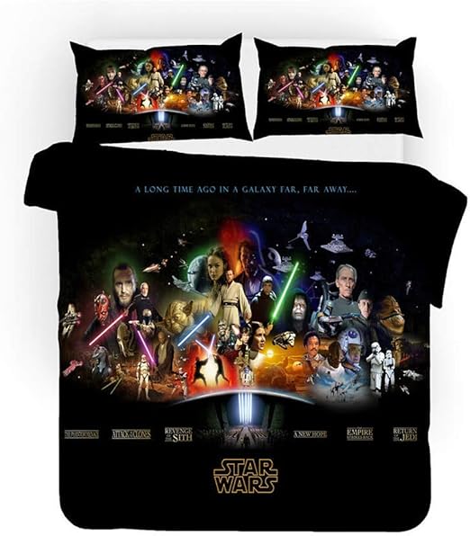 star wars queen bed set