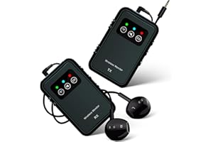 Mipcase Wireless Stage Monitor System Low Latency Audio for Live Performances in-Ear Monitor Transmitter