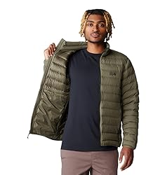 Mountain Hardwear Men's Deloro Down Jacket, Stone
