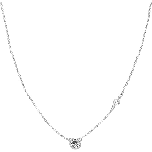 Amazon.com: Jewelry Affairs Sterling Silver Rhodium Plated Sparkle
