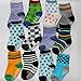 Yaobabymu 6 Pairs 16-36 Months Baby Boy's Girl's Non Skid Ankle Cotton Toddler Anti Skid Slip Slipper Stretch Knit Socks Gift, Footsocks sneakers Socks,Length 10-12cm
