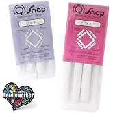 Q-Snap Set: 8 x 8 inch and 11 x 11 inch Frames Plus Decorative Needleworker Sticker