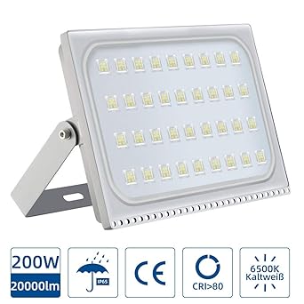 Foco LED 200W, Reflector Foco Proyector LED para Exteriores ...