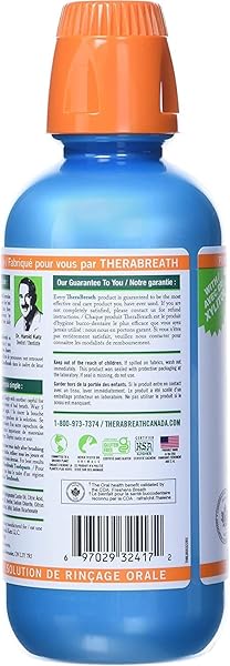 THERABREATH DENTIST RECOMMENDED FRESH BREATH ORAL RINSE – ICY MINT FLAVOR, 16 FL OZ