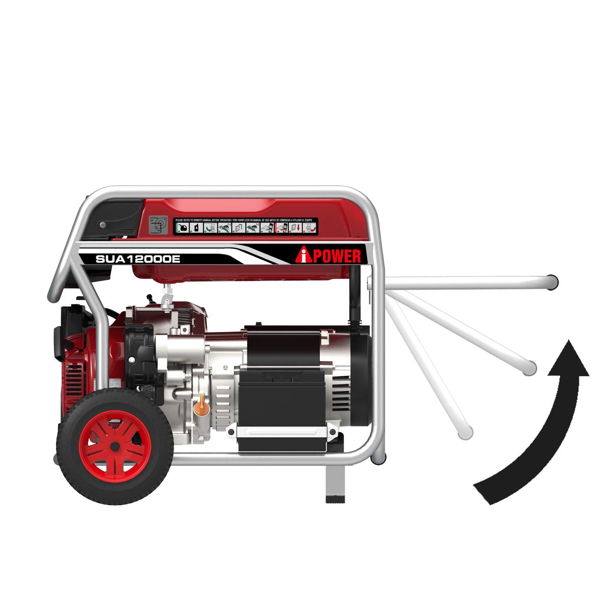 AiPower SUA12000E 12, 000Watt Gasoline Powered Generator