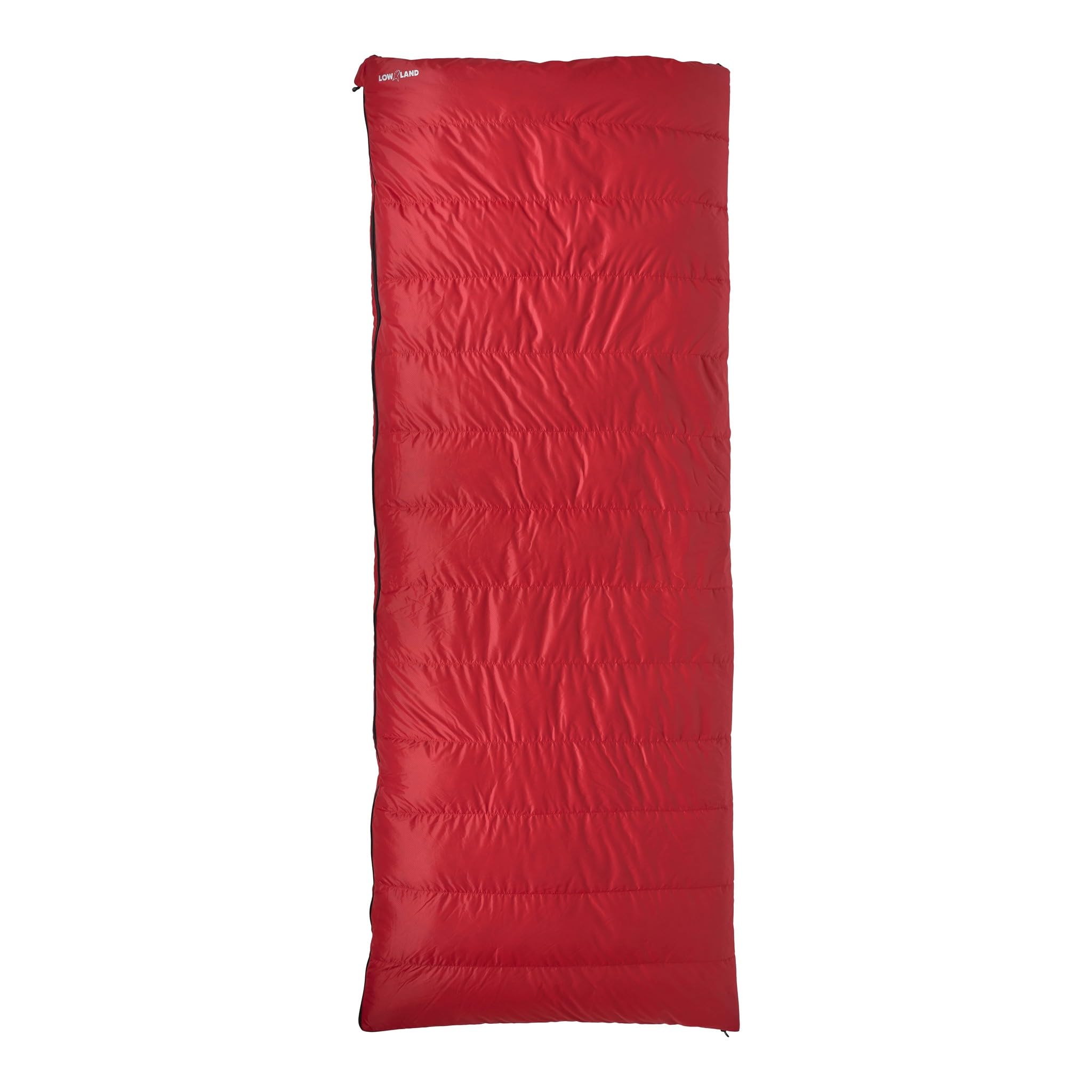 LOWLAND OUTDOOR Ranger Lite Down Sleeping Bag, Red, 210 x 80 cm
