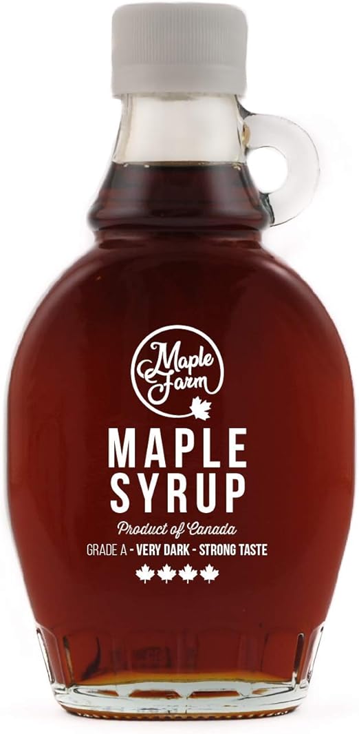 MapleFarm Pur Sirop d'érable Catégorie A, Très foncé goût prononcé