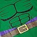 A&J Design Baby Boys' Green Hulk Long Sleeve Bodysuit