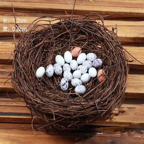 Lots Garden Craft Plant Pots Fairy Ornament Miniature Figurine Dollhouse D?cor "Nest: 812cm"SetA14