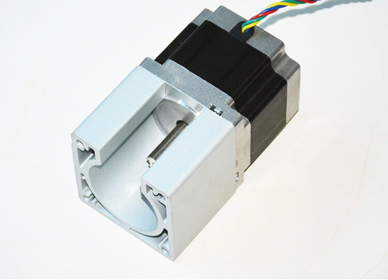 Aluminum 86mm Nema34 Stepper Motor Mounting Bracket Clamp Base support stepping motor mount for CNC Router Engraving Milling Machine (86x86x80mm) - - 