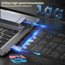 ULTIENCE [10Gbps] USB 3.2 High-Speed USB C to USB A