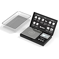 MAXUS Precision Pocket Scale 500g x 0.01g, Digital Gram Scale with Tray, Small Food Scale, Jewelry Scale, Ounces Grains Scale