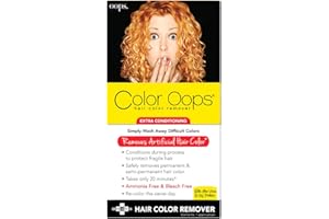Color Oops Extra Conditioning 3-Stage Hair Color Remover – Removes Permanent & Semi-Permanent Dye – Bleach-Free, Ammonia-Free