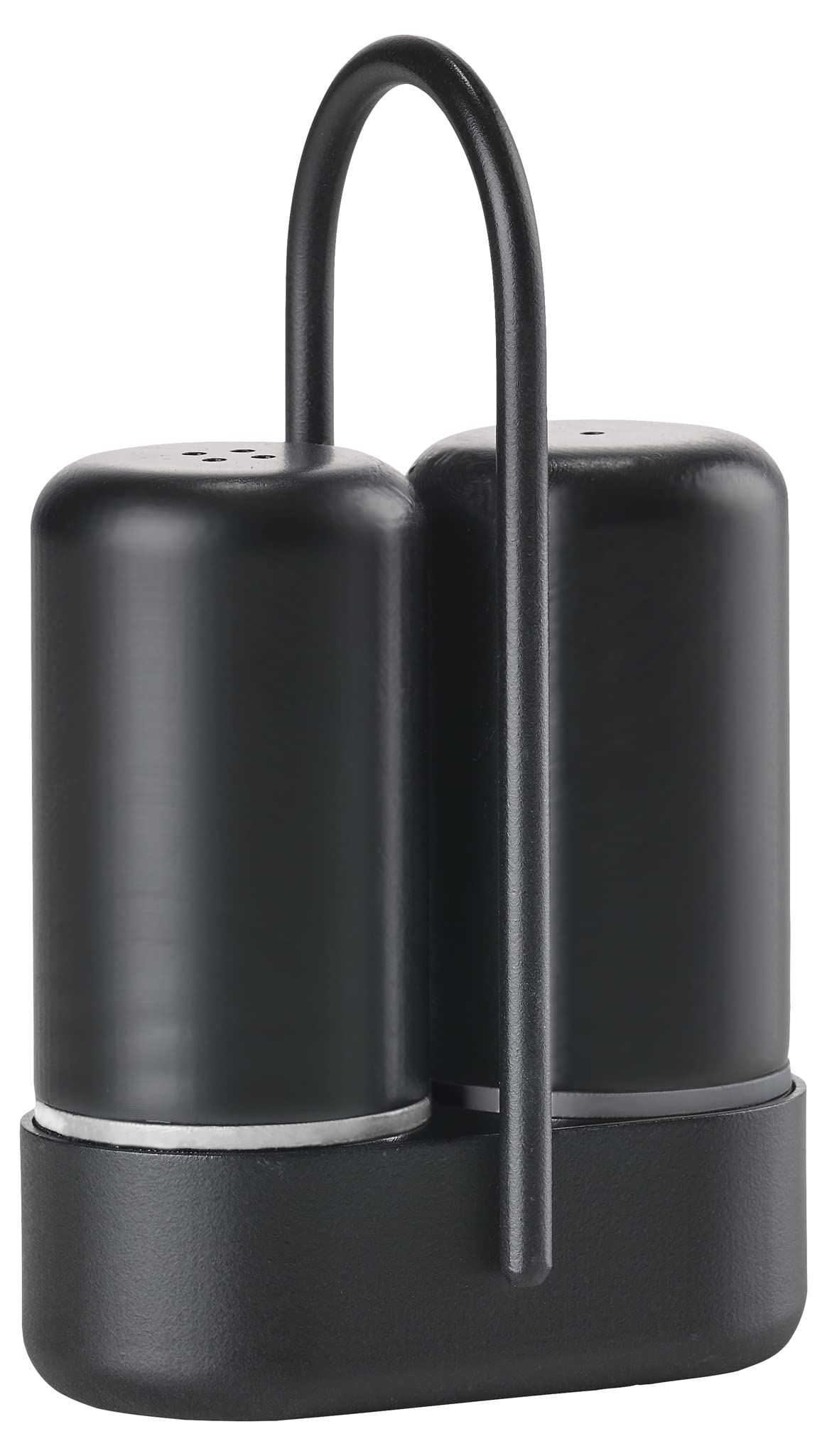 Zone Denmark Salt & Pepper Set, Singles Collection, Shaker, ABS Plastic & Metal, Black, 1 in Set