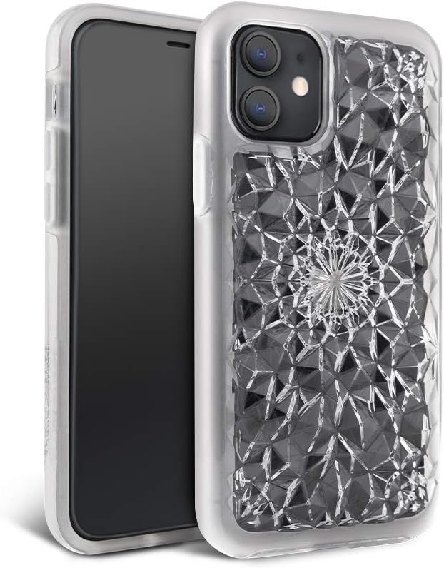 FELONY CASE iPhone 11 Case Kaleidoscope CASE - 3D Geometric 360° Shock Absorbing Protective iPhone 11 Case Protects Screen & Body - 9 Unique Colors (Clear/Transparent)