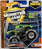 Hot Wheels Monster Jam 1:64 Scale Truck with Team Flag - Badnews Travels Fast