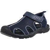 CAMEL CROWN Men's Mesh Hiking Sandals Closed-Toe Beach Sandal for Athletic Outdoor Summer Waterproof
