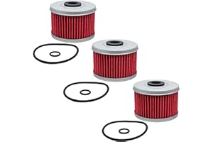 3Pack HF113 15412-HM5-A10 Oil Filter Replacement for Honda Foreman 450 400 500 Rancher 350 TRX420 TRX250 TRX300 TRX350 TRX400