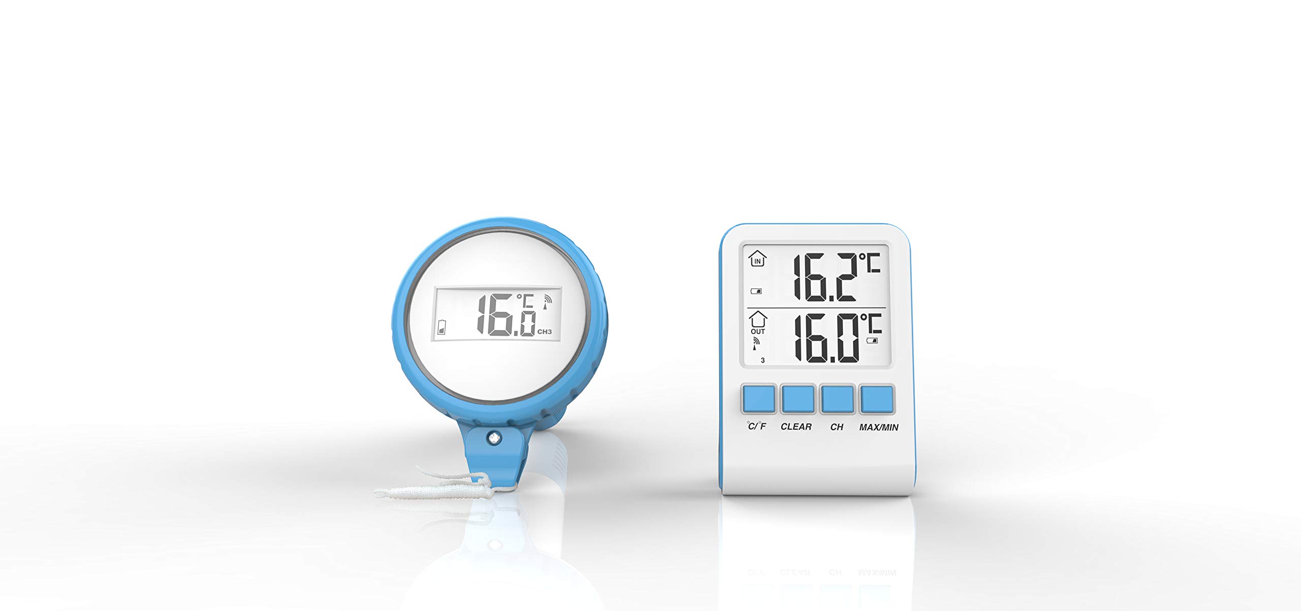 Steinbach digital wireless pool thermometer, blue, 1 x 1 x 1 cm, 061333