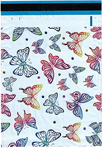 6x9 (100) Butterfly Designer Poly Mailers Shipping Envelopes Boutique Custom Bags By ValueMailers