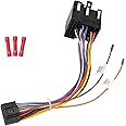 Jayubien Radio Stereo Wiring Harness Adapter Compatible with Hyundai Elantra Genesis Santa Azera Kia Forte Optima Rio 36Pin Car Radio Connector 2012-Below