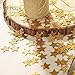 Ling's moment Gold Star Confetti for Wedding party, Table Confetti, Festival Items & Party Props, Gold Glitter Paper Confetti - DIY Kits, 100 pcs of 1