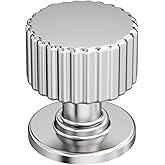 Amerock Ballard 1-1/8 inch (29mm) Diameter Polished Chrome Cabinet Knob, BP3765226