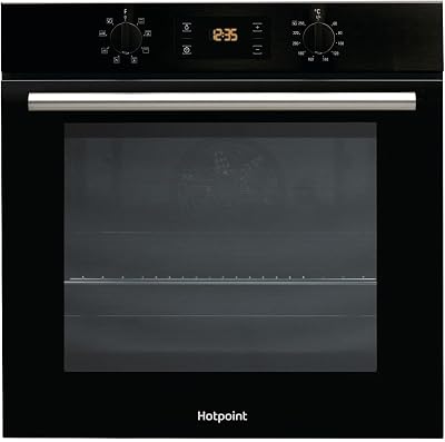 Hotpoint Electric Fan Assisted Single Oven Black Multifunction 66 L