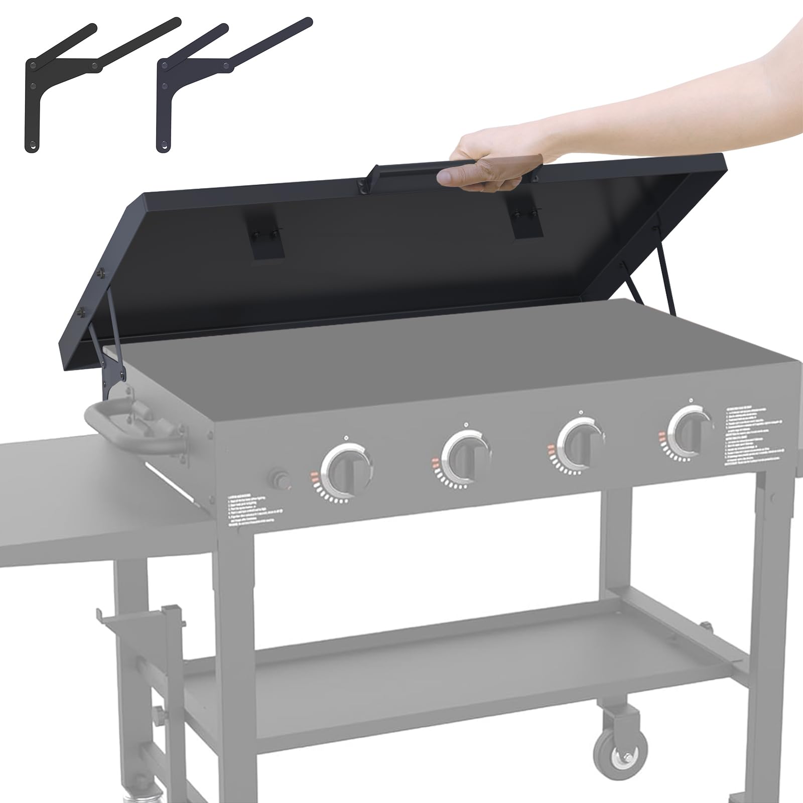 Elegant Blackstone 36 Griddle Hinged Lid Cover Images