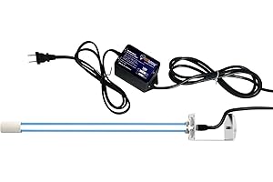 REKOLIGHTING 120-220v Power R600 UV Light Coil Cleaner for HVAC AC 14" Germicidal Bulb with Magnet