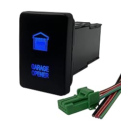 Blue Led Garage Opener Momentary Push Button Switch