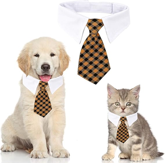 TOPTIE Haustier-Fliegen – 10 Stück, Verstellbar, Für Hunde & Katzen, Für Partys & Feste