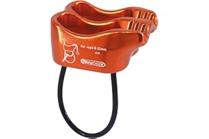 NewDoar Climbing Abseiling Belay Device ATC Rappelling Descender 25KN V-grooved Equipment