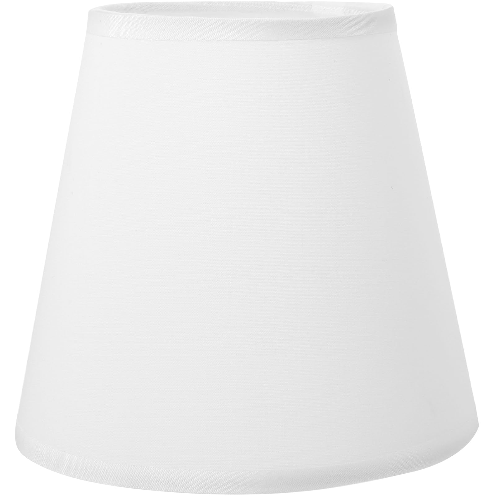 Tofficu Universal Linen Lamp Shade 5.5 Inch Oval Fabric Cover Soft Light Eye Protection for Bedroom Living Room Table Lamp