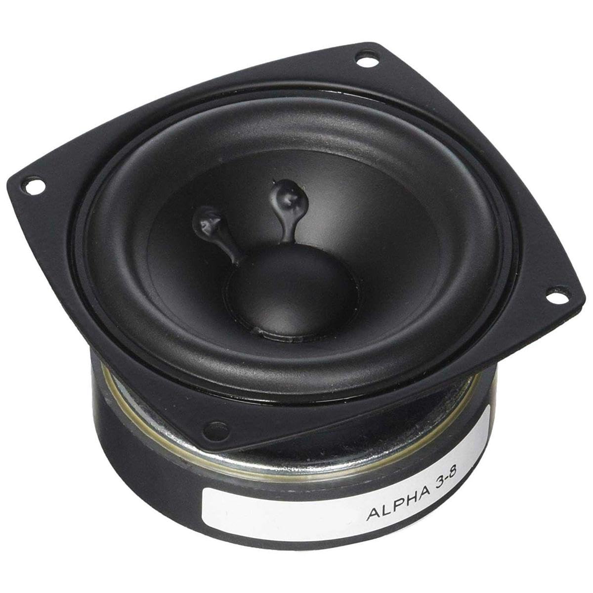Eminence ALPHA38 3 Inch 8Ohm MID Bass Woofer 60W, Black