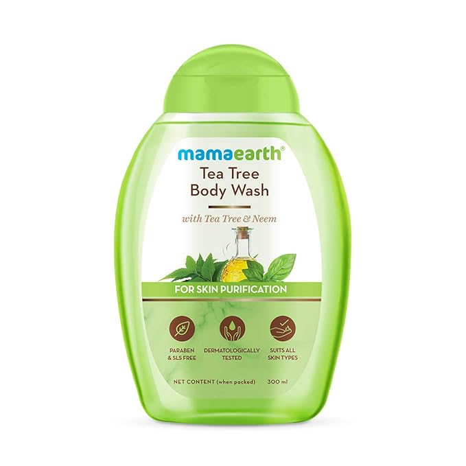 Buy Mamaearth Tea Tree Body Wash With Tea Tree & Neem, Shower Gel For