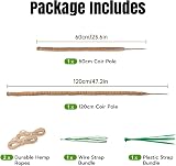 Mcbazel Moss Pole 60cm+120cm Bendable Coir Plant Support view 9