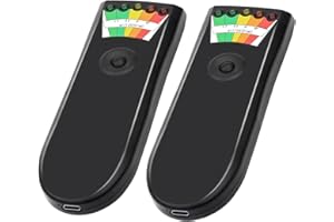 CCTP EMF Meters Electromagnetic Field Radiation Detector Hand-held Rechargeable EMF Meter for Ghost Hunting and EMF Inspections at Home,Office Use and Outdoors (2 Pack)