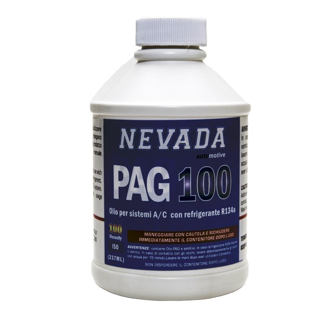 Nevada Refrigerants PAG Oil, ISO 100 Medium Viscosity for R134a Systems