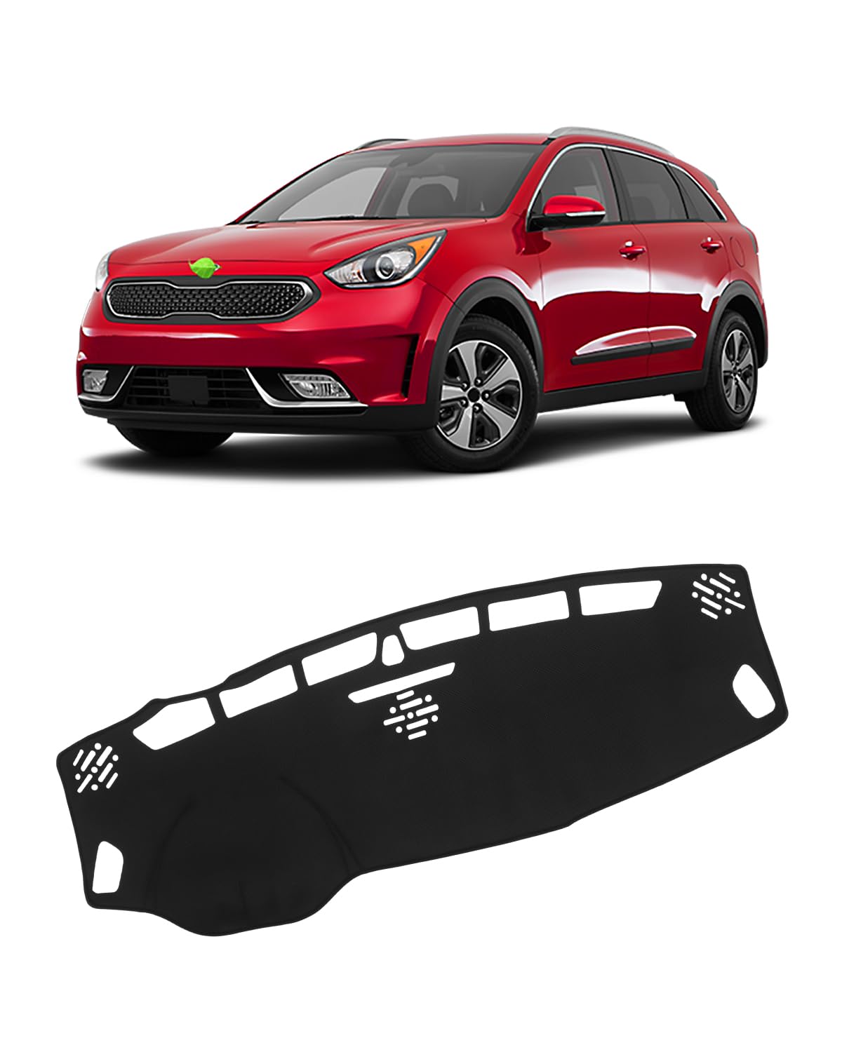Photo 1 of FIILINES Dash Cover Fit for 2017-2022 Kia NIRO Accessories Sunshade Non-Slip Mesh Dash Cover for NIRO Accessories Dashboard Cover Mat UV Protector No Glare Black