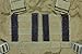 Del Molle Strips for Attaching Tactical ID Patches - for 6-inch high Patches - 4-Count - Black