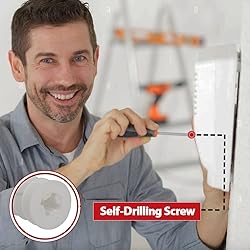 CrimsonMark 20Pcs Self Drilling Drywall Anchors and