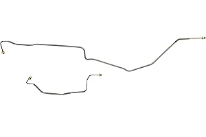 THE STOP SHOP Rear Axle Brake Lines - (Does not fit standard 1500 or 2500 HD version) Fits 01-06 Sierra 1500 HD, 99-04 Sierra 2500, 01-06 Silverado 1500 HD, 99-07 Silverado 2500 - Galfan Coated Steel