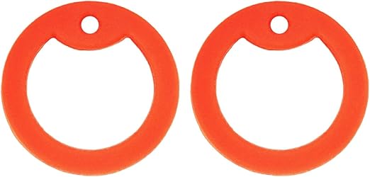 orange dog tag